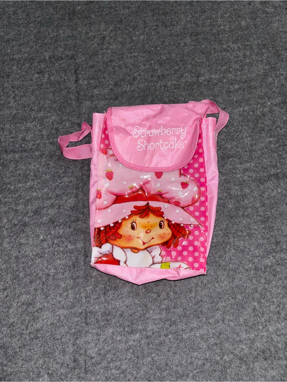 2007 Strawberry Shortcake tote lunch bag